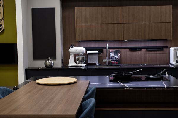 Exemple Cuisine avec ilot centrale Dijon - Conception cuisine à Dijon Ahuy 