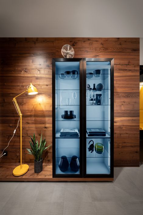 Exemple de vitrine pour cuisine à Dijon